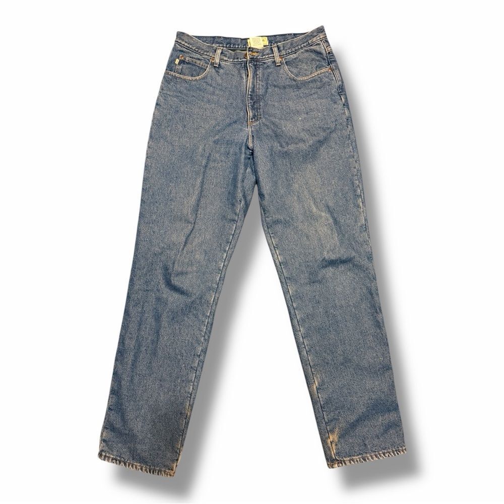 L.L. Bean Men's Double L Fleece Lined Straight Leg Relaxed Fit Jeans Pants 35x36